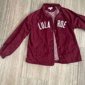 Lularoe Jacket Size S Rare maroon color